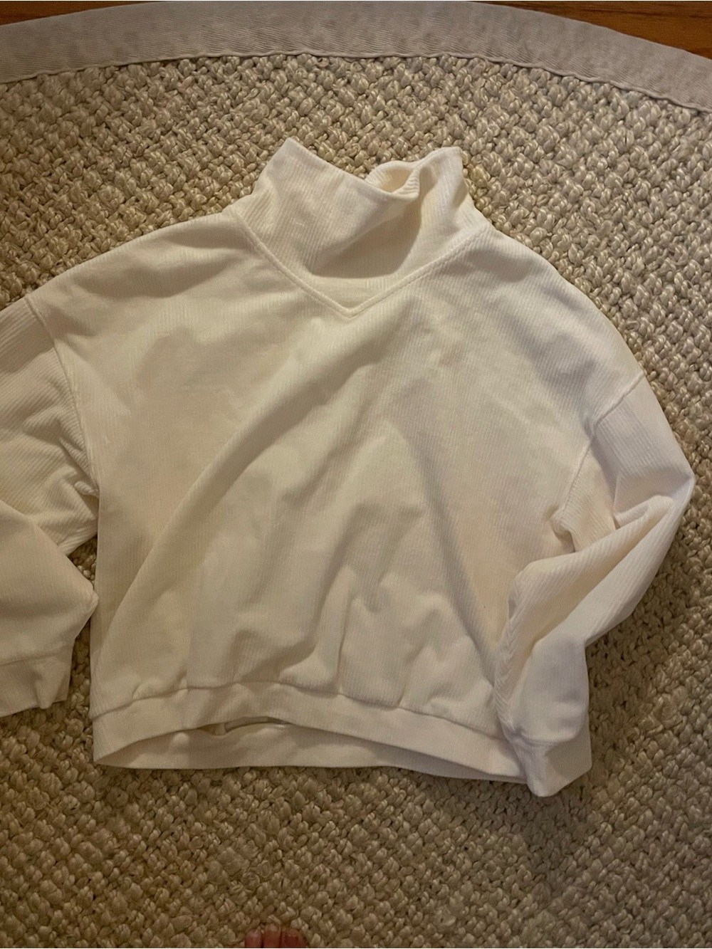 Madewell Ribbed Turtleneck Sweatshirt